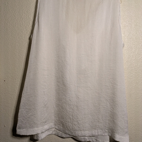 michael Kors White Ruffled Sleeveless Top Size Dize Size 20 W Pre-owned - Picture 5 of 5